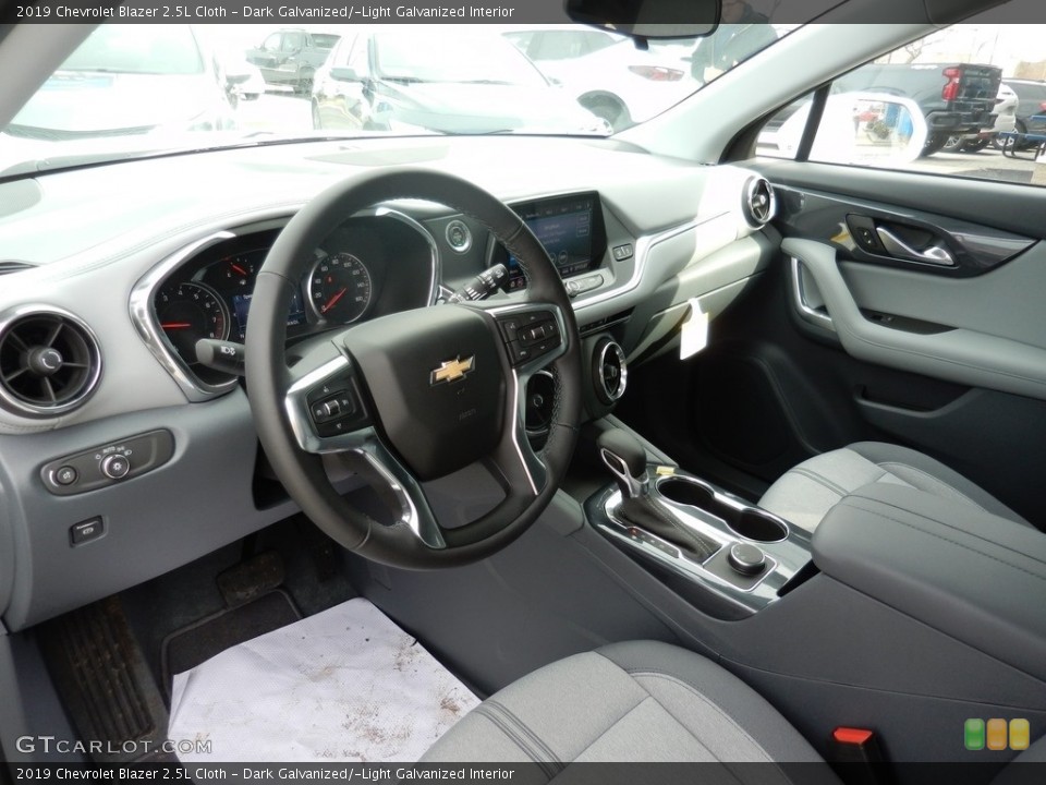 Dark Galvanized/­Light Galvanized Interior Photo for the 2019 Chevrolet Blazer 2.5L Cloth #132308766