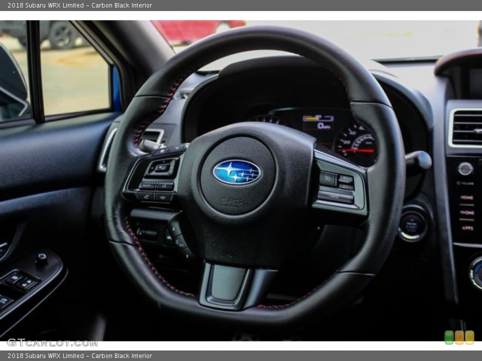 Carbon Black Interior Steering Wheel for the 2018 Subaru WRX Limited #132317787