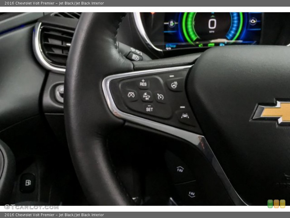 Jet Black/Jet Black Interior Steering Wheel for the 2016 Chevrolet Volt Premier #132322964