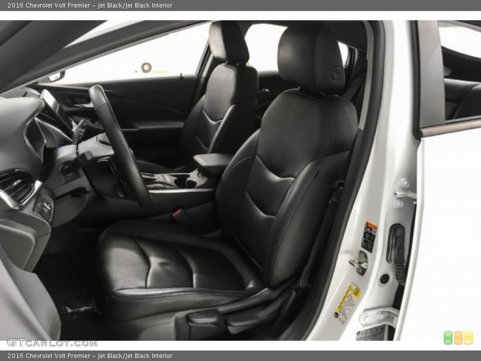 Jet Black/Jet Black Interior Front Seat for the 2016 Chevrolet Volt Premier #132323315