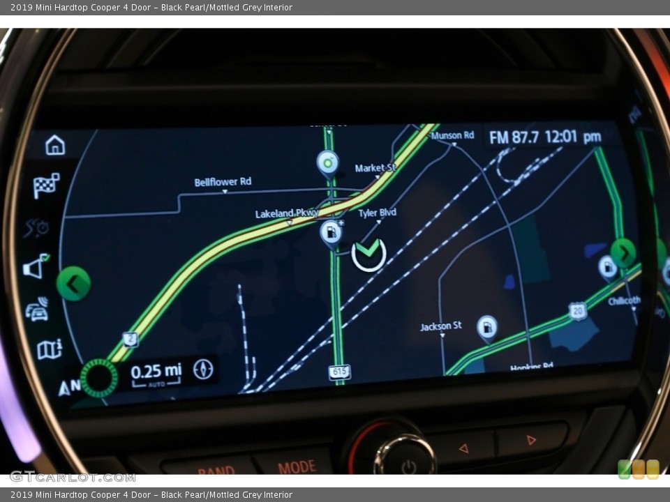 Black Pearl/Mottled Grey Interior Navigation for the 2019 Mini Hardtop Cooper 4 Door #132327167