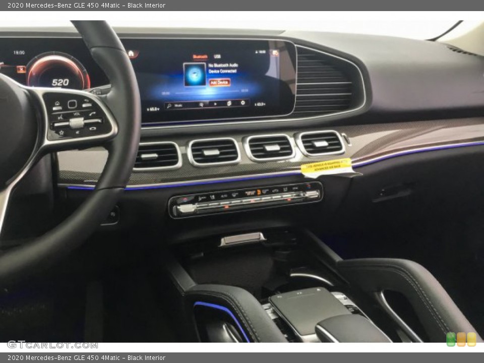 Black Interior Dashboard for the 2020 Mercedes-Benz GLE 450 4Matic #132333779