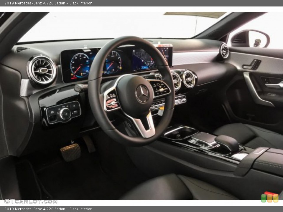 Black Interior Dashboard for the 2019 Mercedes-Benz A 220 Sedan #132334304