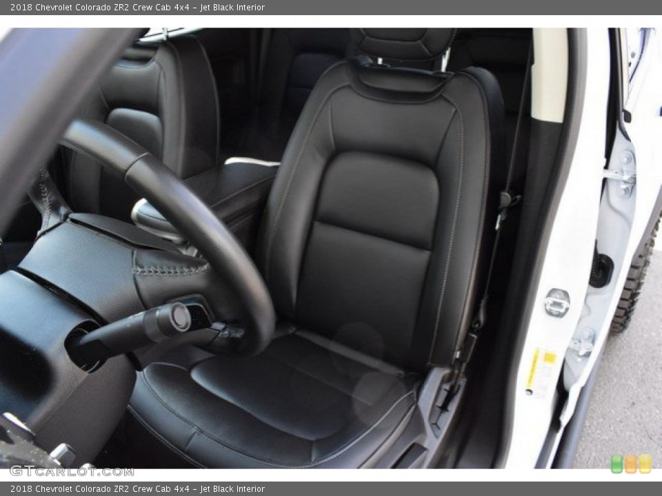 Jet Black Interior Front Seat for the 2018 Chevrolet Colorado ZR2 Crew Cab 4x4 #132337710