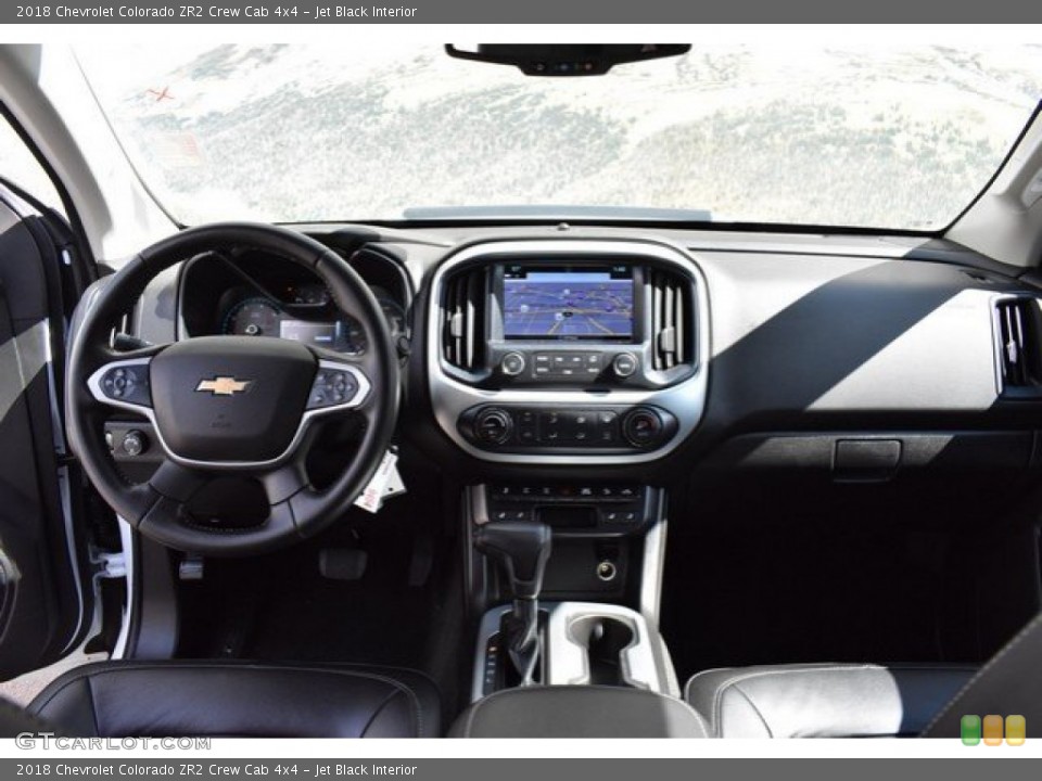 Jet Black Interior Dashboard for the 2018 Chevrolet Colorado ZR2 Crew Cab 4x4 #132337724