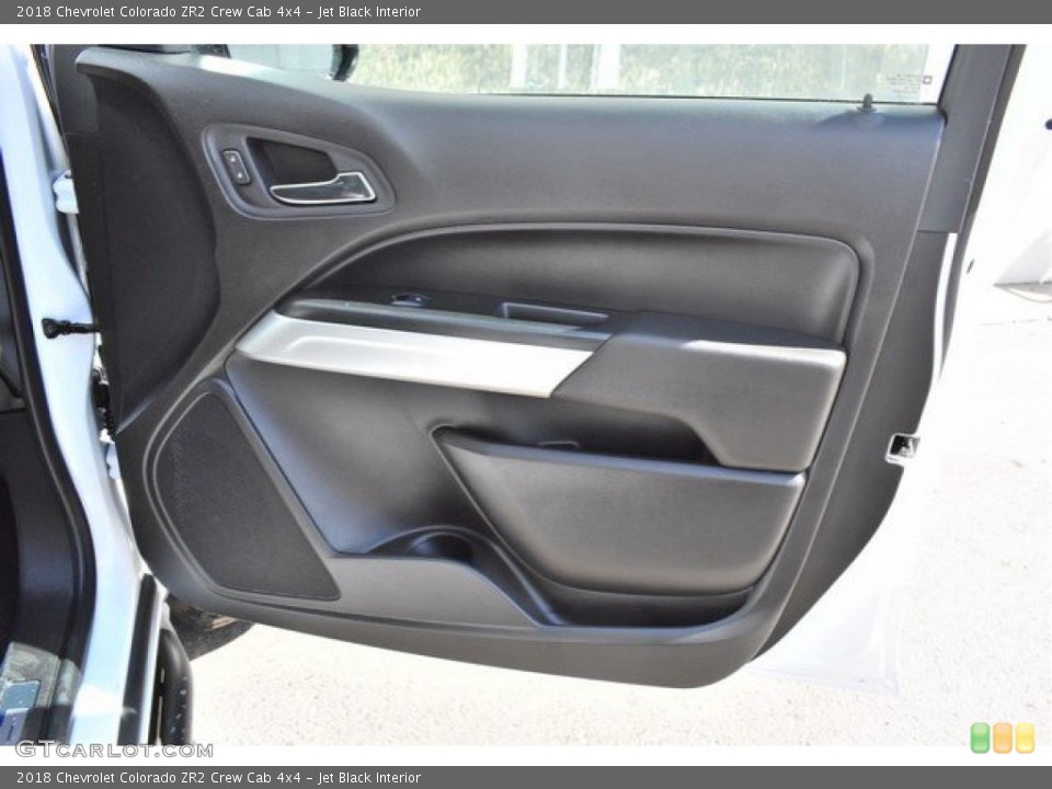 Jet Black Interior Door Panel for the 2018 Chevrolet Colorado ZR2 Crew Cab 4x4 #132337841