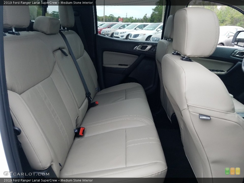 Medium Stone Interior Rear Seat for the 2019 Ford Ranger Lariat SuperCrew #132339365