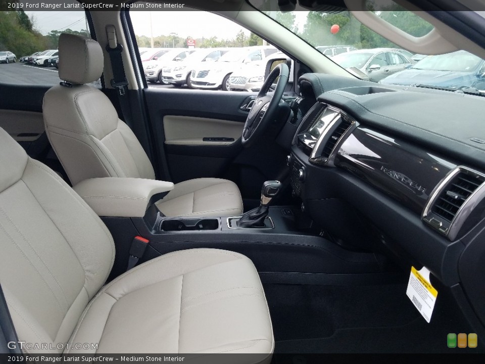 Medium Stone Interior Front Seat for the 2019 Ford Ranger Lariat SuperCrew #132339383