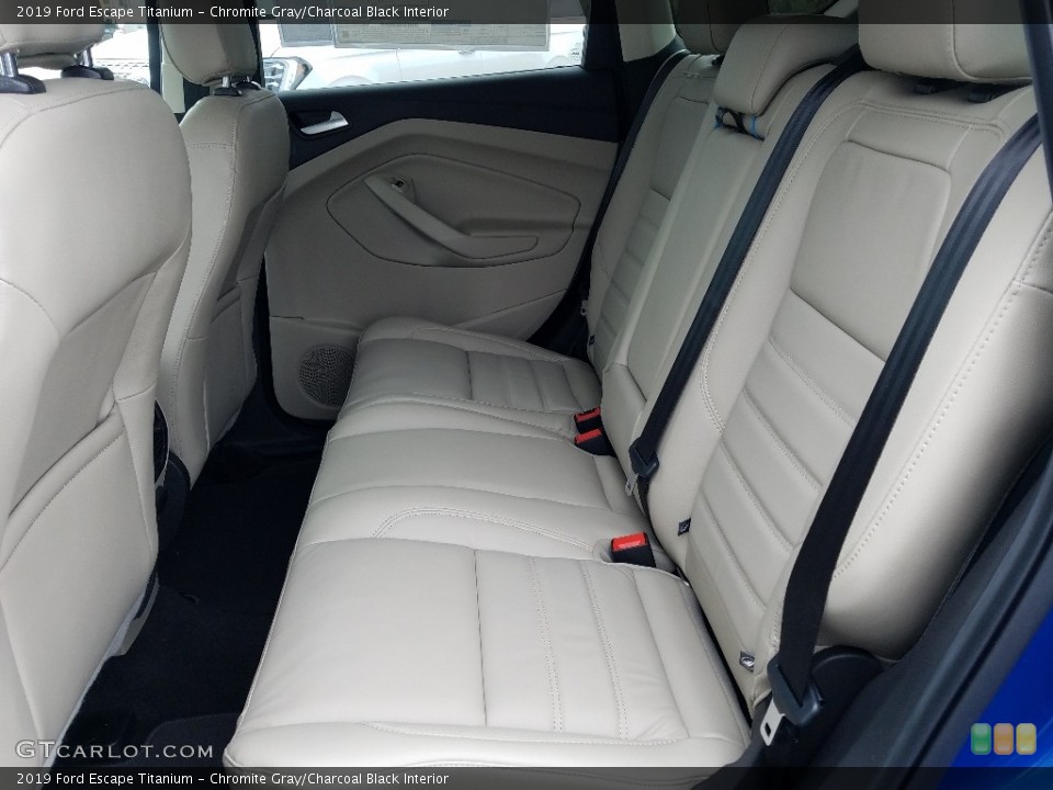 Chromite Gray/Charcoal Black Interior Rear Seat for the 2019 Ford Escape Titanium #132339926