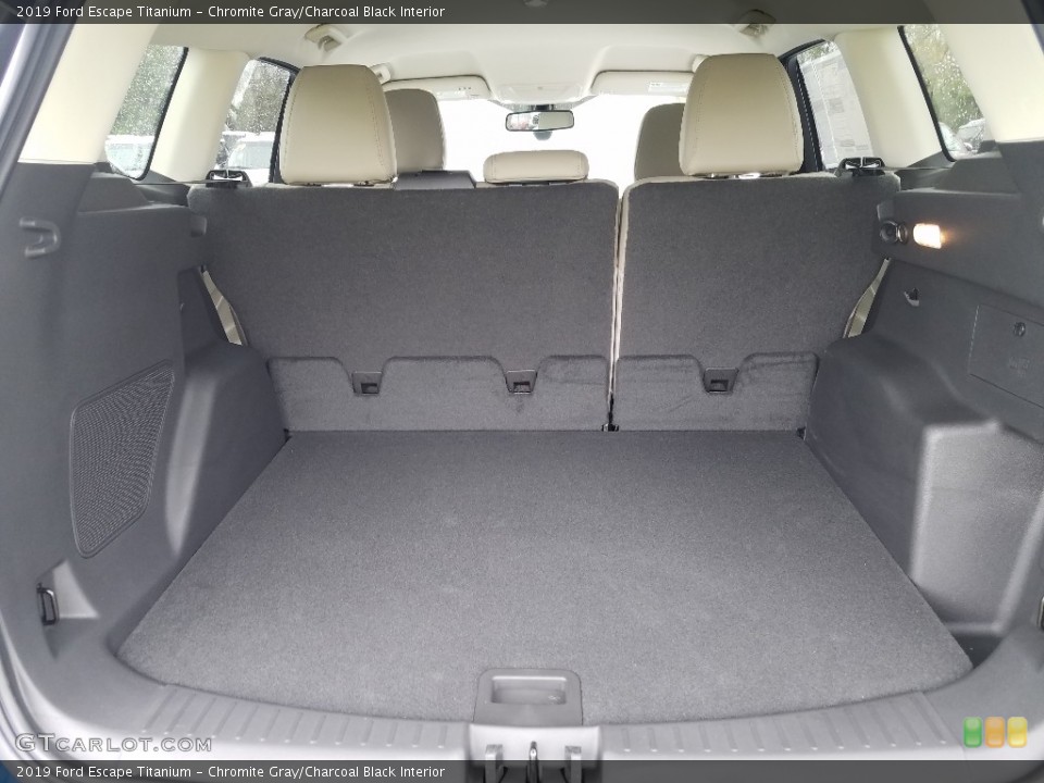 Chromite Gray/Charcoal Black Interior Trunk for the 2019 Ford Escape Titanium #132340031