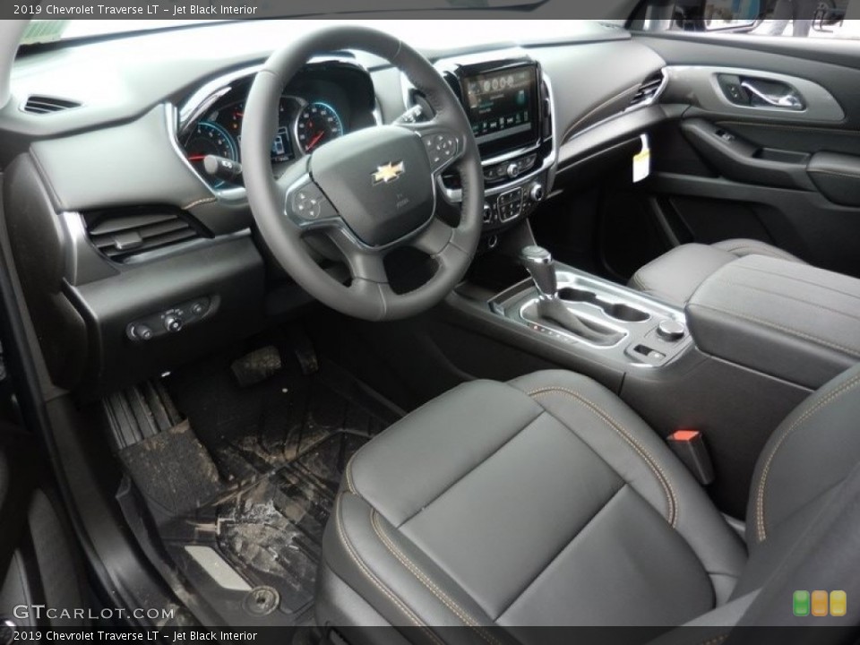 Jet Black Interior Photo for the 2019 Chevrolet Traverse LT #132345356