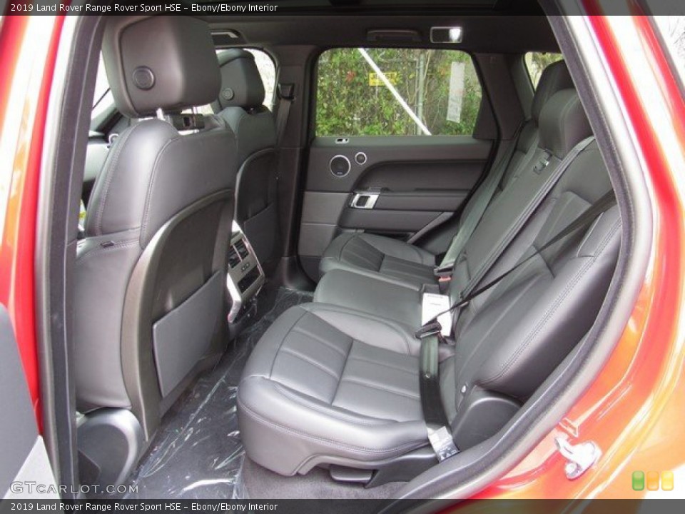 Ebony/Ebony Interior Rear Seat for the 2019 Land Rover Range Rover Sport HSE #132348899