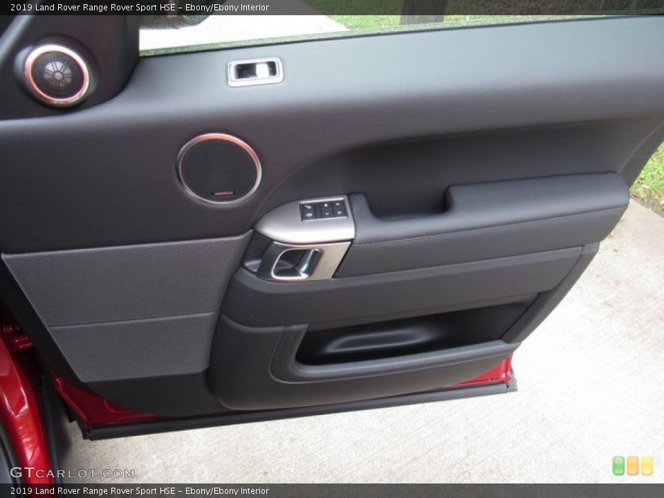 Ebony/Ebony Interior Door Panel for the 2019 Land Rover Range Rover Sport HSE #132349130