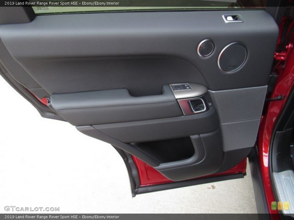 Ebony/Ebony Interior Door Panel for the 2019 Land Rover Range Rover Sport HSE #132349172