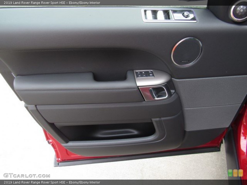 Ebony/Ebony Interior Door Panel for the 2019 Land Rover Range Rover Sport HSE #132349196