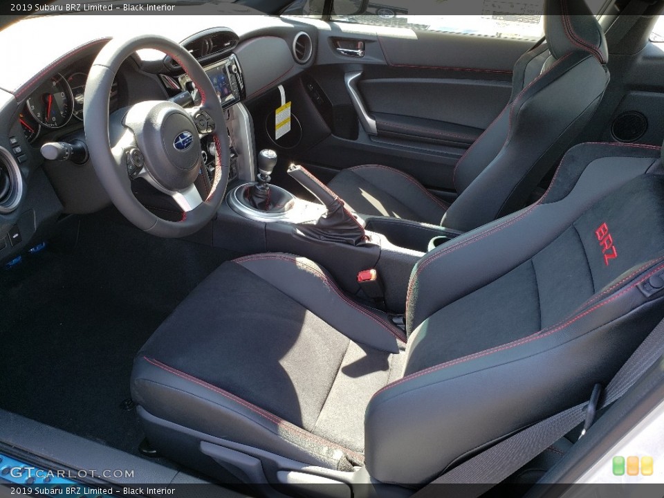 Black Interior Front Seat for the 2019 Subaru BRZ Limited #132352675