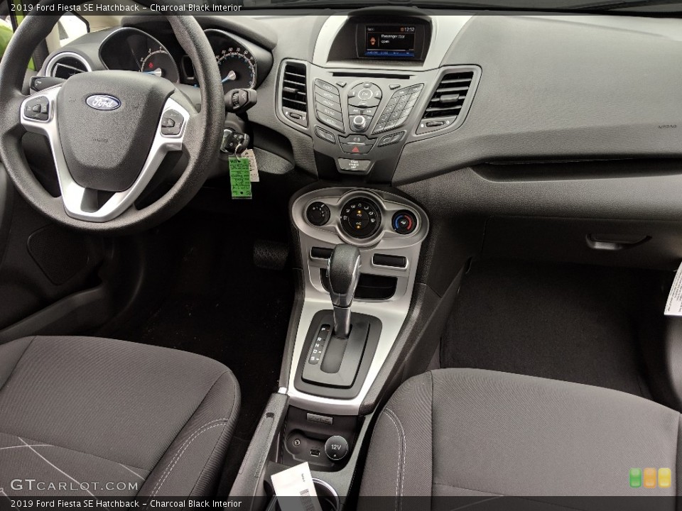 Charcoal Black Interior Dashboard for the 2019 Ford Fiesta SE Hatchback #132356963