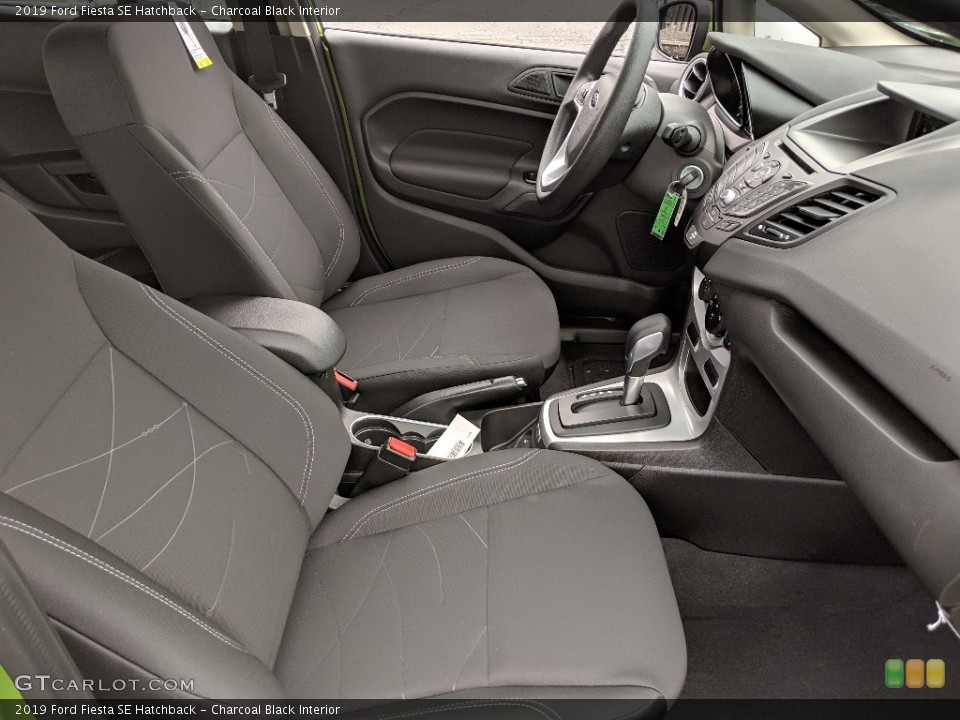 Charcoal Black Interior Front Seat for the 2019 Ford Fiesta SE Hatchback #132356993