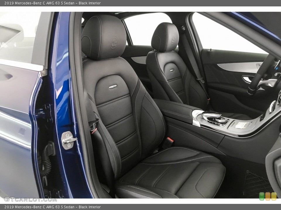 Black Interior Front Seat for the 2019 Mercedes-Benz C AMG 63 S Sedan #132397060