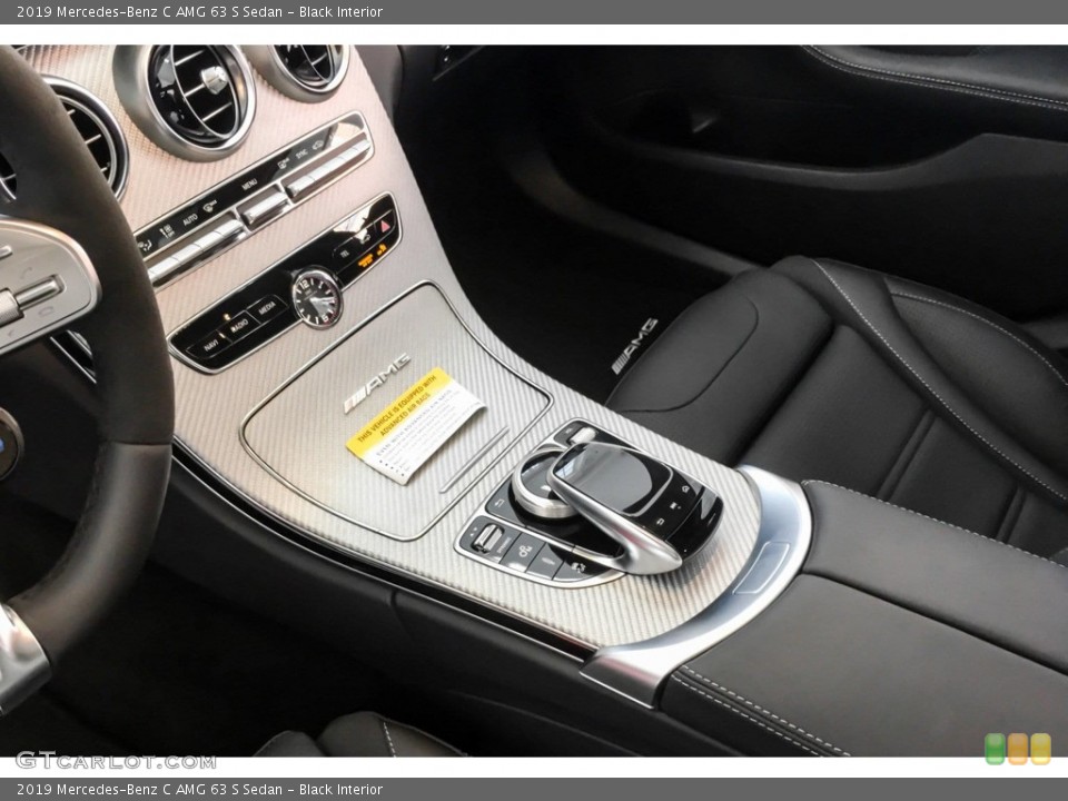 Black Interior Controls for the 2019 Mercedes-Benz C AMG 63 S Sedan #132397144