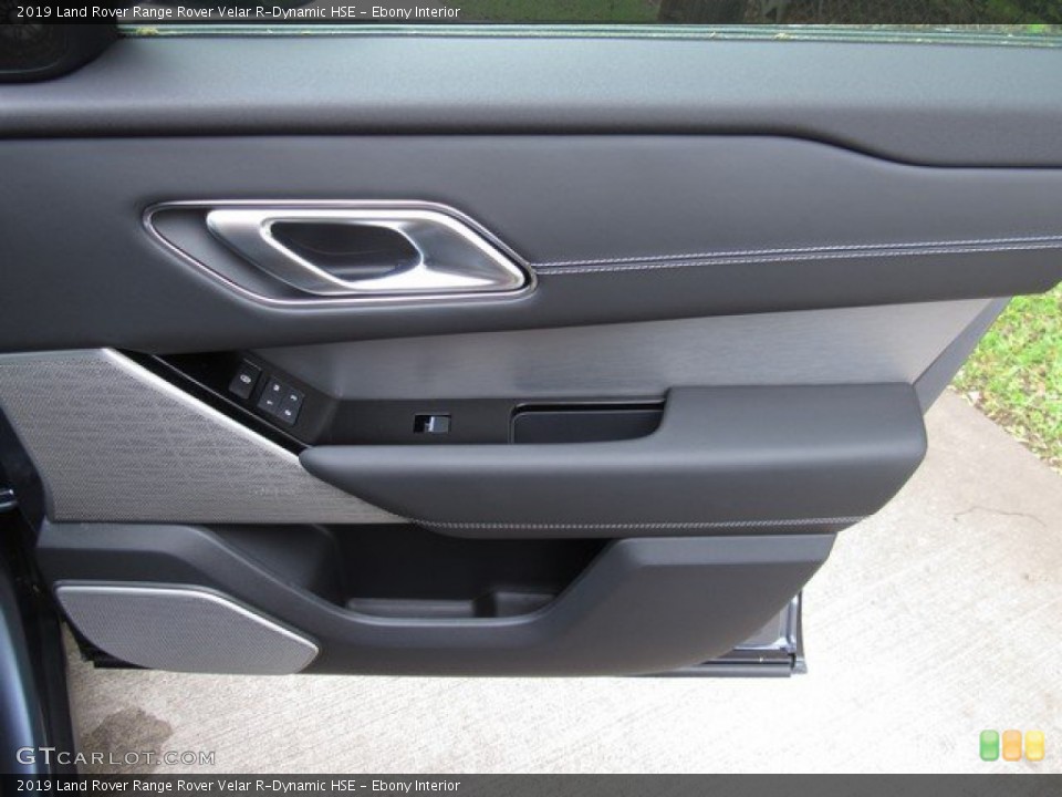 Ebony Interior Door Panel for the 2019 Land Rover Range Rover Velar R-Dynamic HSE #132400657