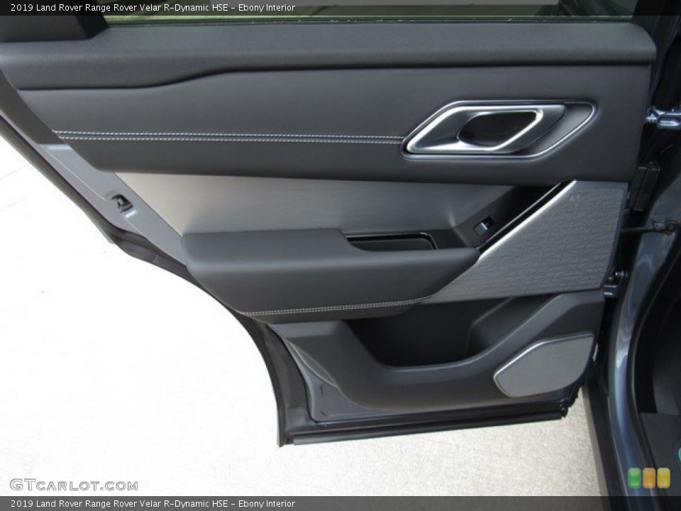 Ebony Interior Door Panel for the 2019 Land Rover Range Rover Velar R-Dynamic HSE #132400705