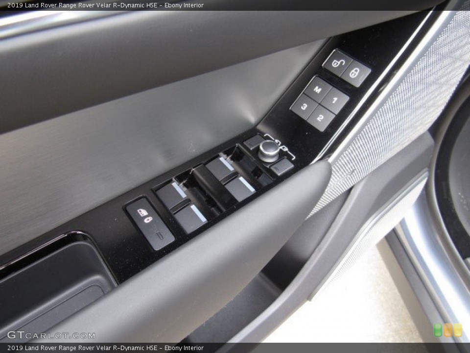 Ebony Interior Controls for the 2019 Land Rover Range Rover Velar R-Dynamic HSE #132400741