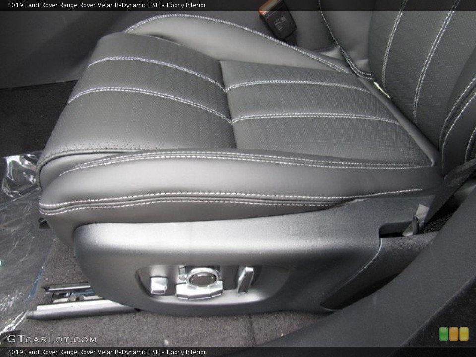 Ebony Interior Front Seat for the 2019 Land Rover Range Rover Velar R-Dynamic HSE #132400765
