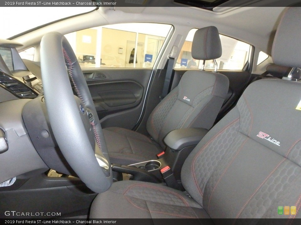 Charcoal Black Interior Front Seat for the 2019 Ford Fiesta ST-Line Hatchback #132424149
