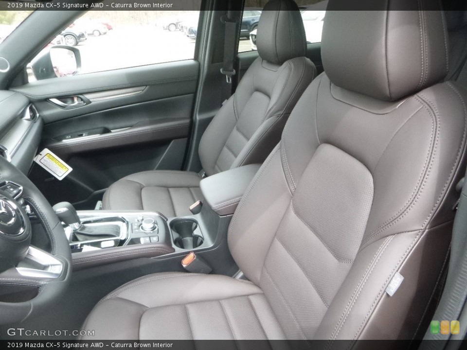 Caturra Brown Interior Front Seat for the 2019 Mazda CX-5 Signature AWD #132425052
