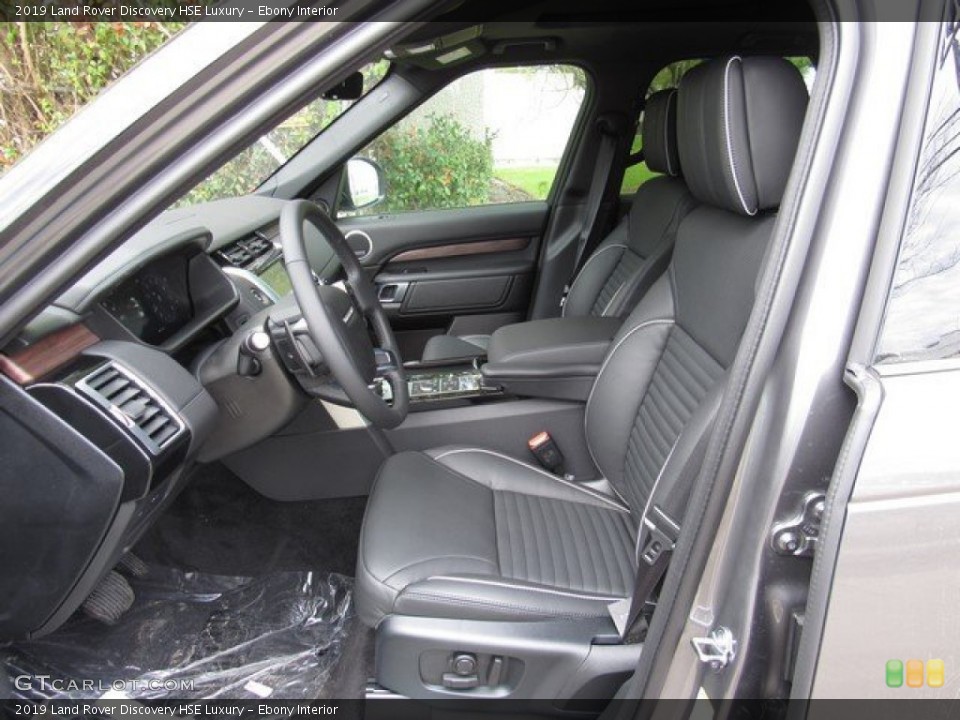 Ebony Interior Front Seat for the 2019 Land Rover Discovery HSE Luxury #132430587