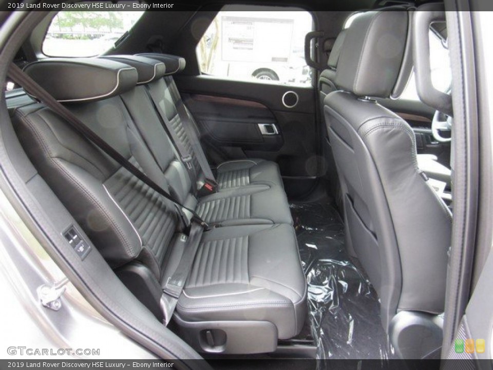 Ebony Interior Rear Seat for the 2019 Land Rover Discovery HSE Luxury #132430917