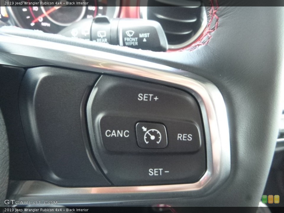 Black Interior Controls for the 2019 Jeep Wrangler Rubicon 4x4 #132434247