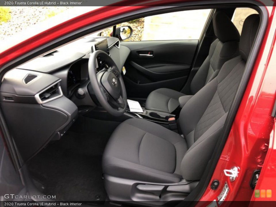 Black Interior Photo for the 2020 Toyota Corolla LE Hybrid #132457576
