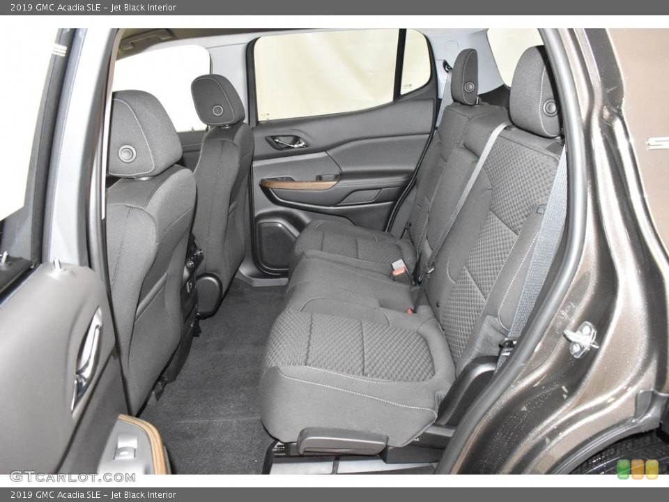 Jet Black Interior Rear Seat for the 2019 GMC Acadia SLE #132467629