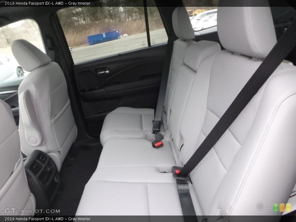 Gray Interior Rear Seat for the 2019 Honda Passport EX-L AWD #132481017