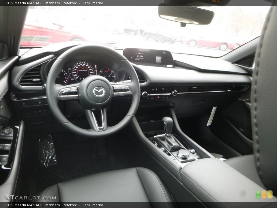 Black Interior Photo for the 2019 Mazda MAZDA3 Hatchback Preferred #132482544
