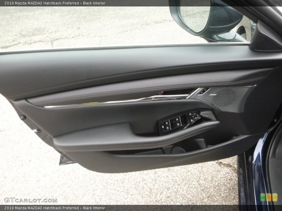 Black Interior Door Panel for the 2019 Mazda MAZDA3 Hatchback Preferred #132482559