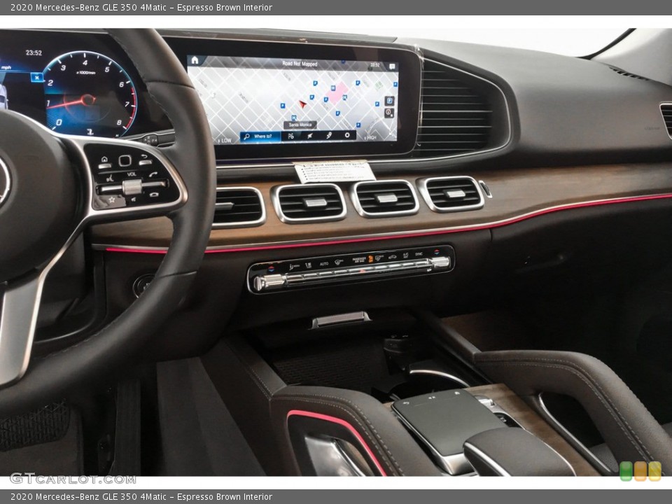Espresso Brown Interior Dashboard for the 2020 Mercedes-Benz GLE 350 4Matic #132486612