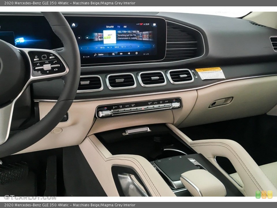 Macchiato Beige/Magma Grey Interior Dashboard for the 2020 Mercedes-Benz GLE 350 4Matic #132486843