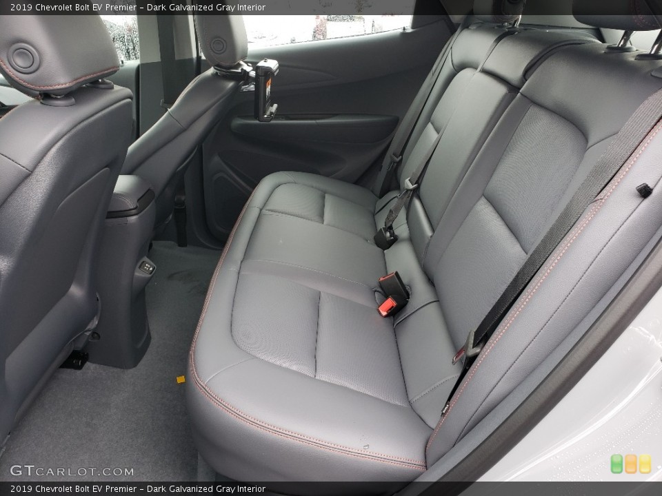 Dark Galvanized Gray Interior Rear Seat for the 2019 Chevrolet Bolt EV Premier #132500214
