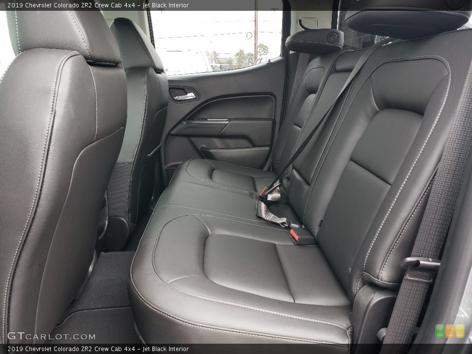 Jet Black Interior Rear Seat for the 2019 Chevrolet Colorado ZR2 Crew Cab 4x4 #132501168