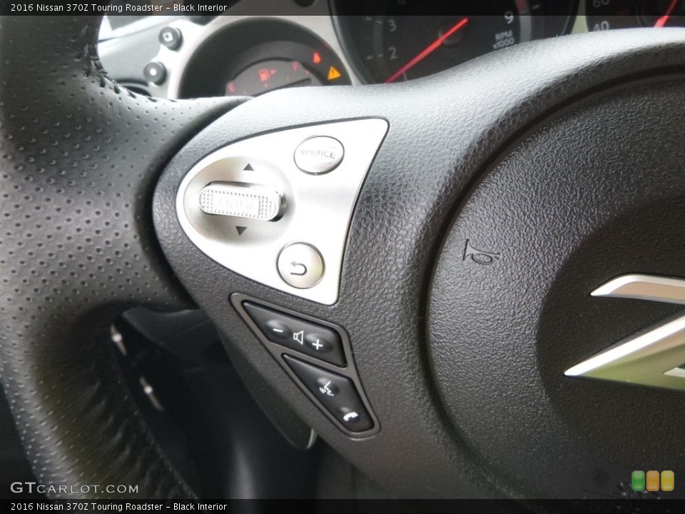 Black Interior Steering Wheel for the 2016 Nissan 370Z Touring Roadster #132506823