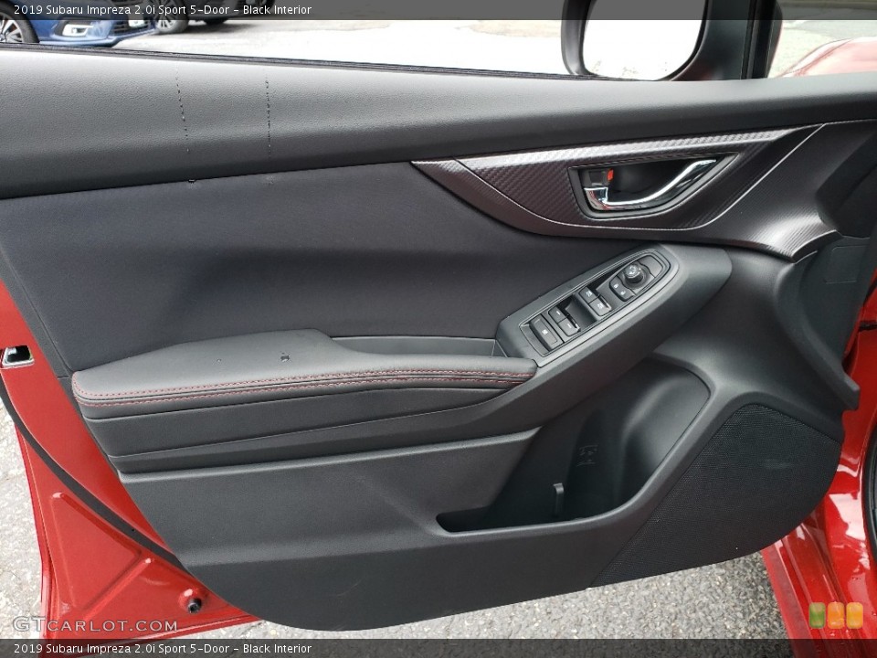 Black Interior Door Panel for the 2019 Subaru Impreza 2.0i Sport 5-Door #132508299