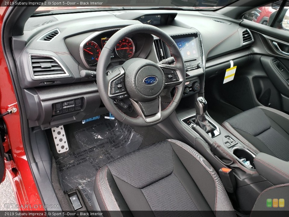 Black Interior Photo for the 2019 Subaru Impreza 2.0i Sport 5-Door #132508332