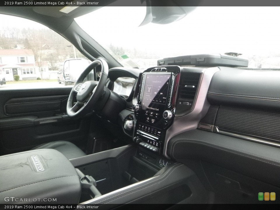 Black Interior Dashboard for the 2019 Ram 2500 Limited Mega Cab 4x4 #132511959