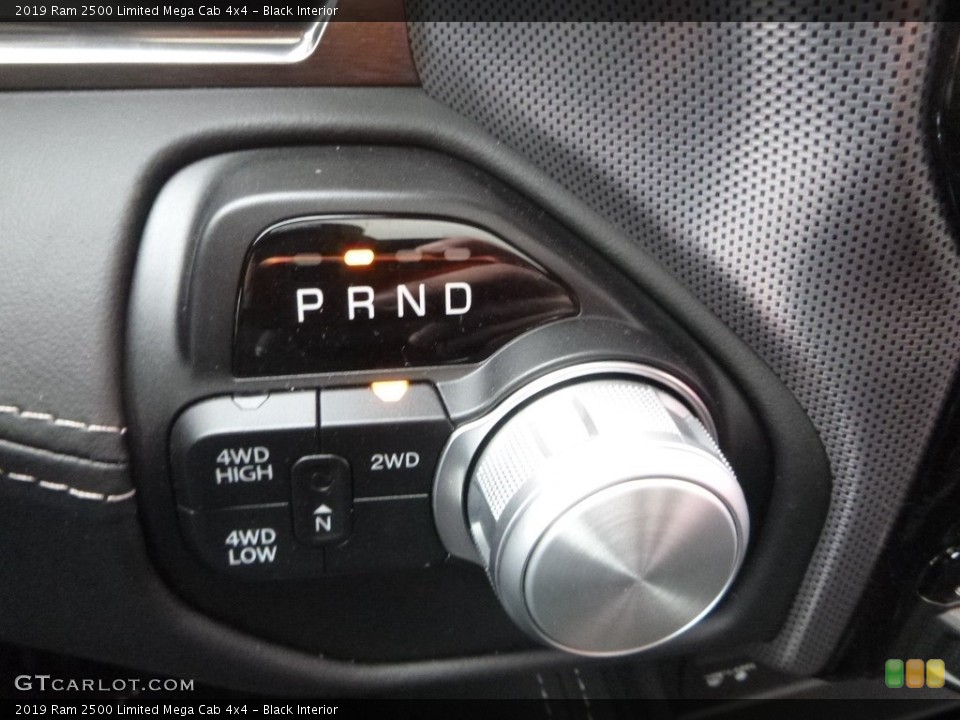 Black Interior Transmission for the 2019 Ram 2500 Limited Mega Cab 4x4 #132512028