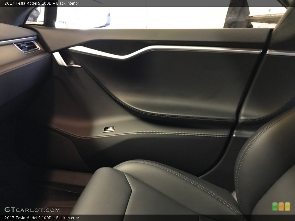 Black Interior Door Panel for the 2017 Tesla Model S 100D #132516849