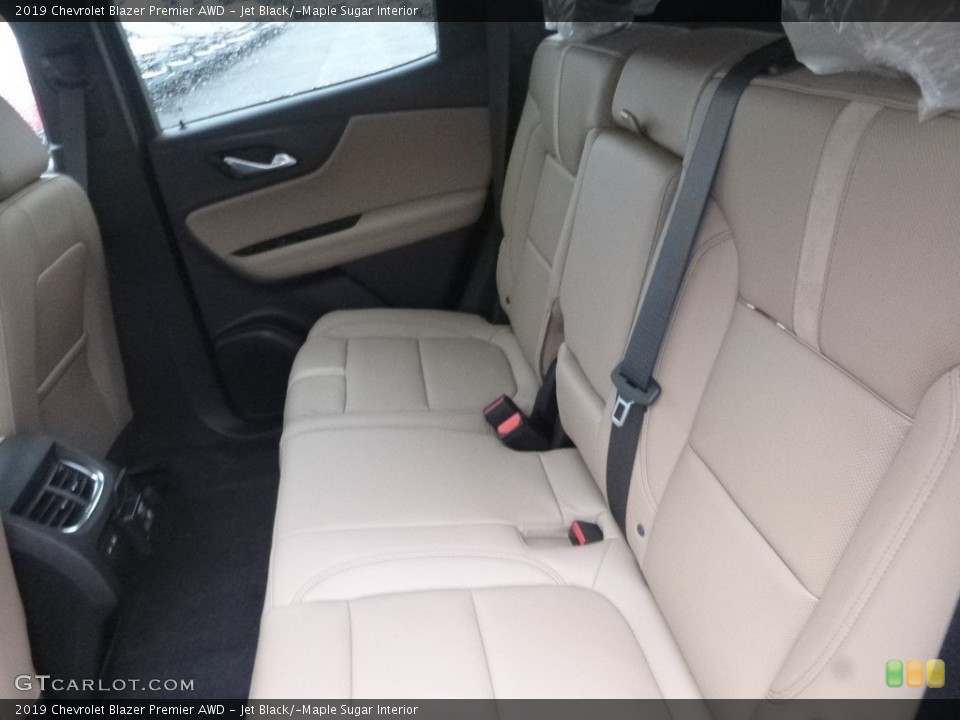 Jet Black/­Maple Sugar Interior Rear Seat for the 2019 Chevrolet Blazer Premier AWD #132519139