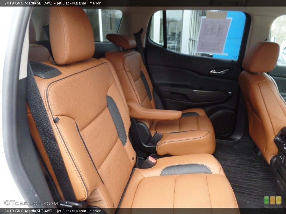 Jet Black/Kalahari Interior Rear Seat for the 2019 GMC Acadia SLT AWD #132531739